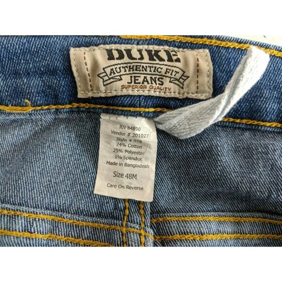Duke Jeans Authentic Fit Men's Size 48 Stretch Straight - Picture 5 of 6